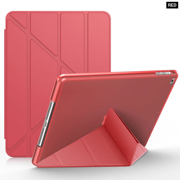 Ipad 10 Inch2 Case Multi Fold Pu Leather Tablet Cover For Ipad 7 8 9 Gen