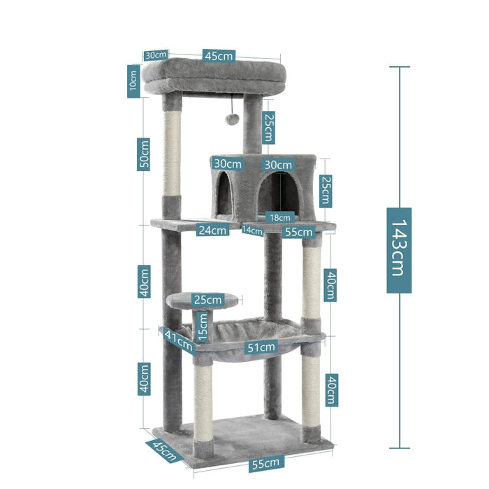 Cat Tree Tower Scratching Posts Condos