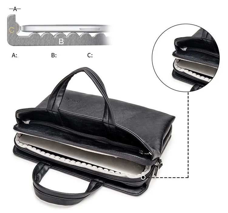 For Macbook Notebook Mens 13,14,15,15.6 Inch Messenger