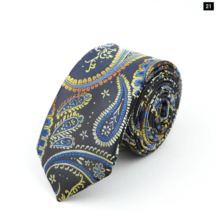 Paisley Floral Tie For Men For Daily Wear And Weddings