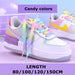 Flat Laces Rainbow Sneaker Colorful Print Gradient Casual