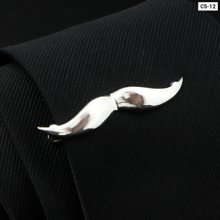 Mens Tie Clips 28 Designs Car Saxophone Glasses Feather Shape Wholesale Retail Arrow Clip