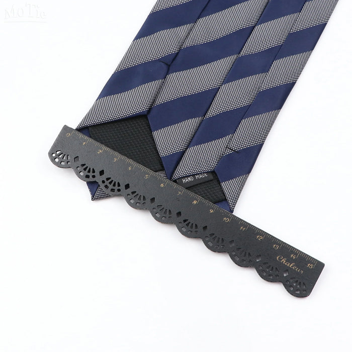 Classic Plaid Striped Tie For Weddings Business And Parties