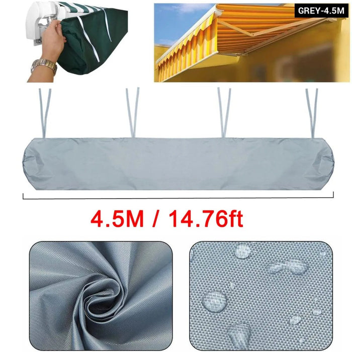 7 Sizes Patio Awning Winter Storage Bag Yard Garden Shelters Rain Weather Cover Protector Sun Canopy