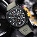 Men’s Fashion Leather Strap Quartz Wrist Watches Clock