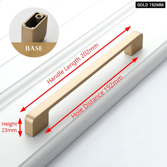 Modern Gold/silver Cabinet Handles Fashionable Kitchen