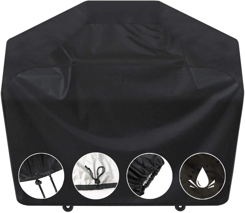 190T/210D BBQ Cover Anti-Dust Waterproof Heavy Duty Charbroil Grill Cover Rain Protective Barbecue Cover