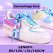 Flat Laces Rainbow Sneaker Colorful Print Gradient Casual