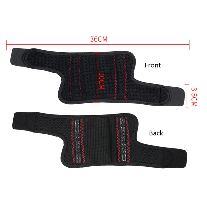 2 Pcs Adjustable Sport Compression Wrist Brace For Volleyball Weightlifting