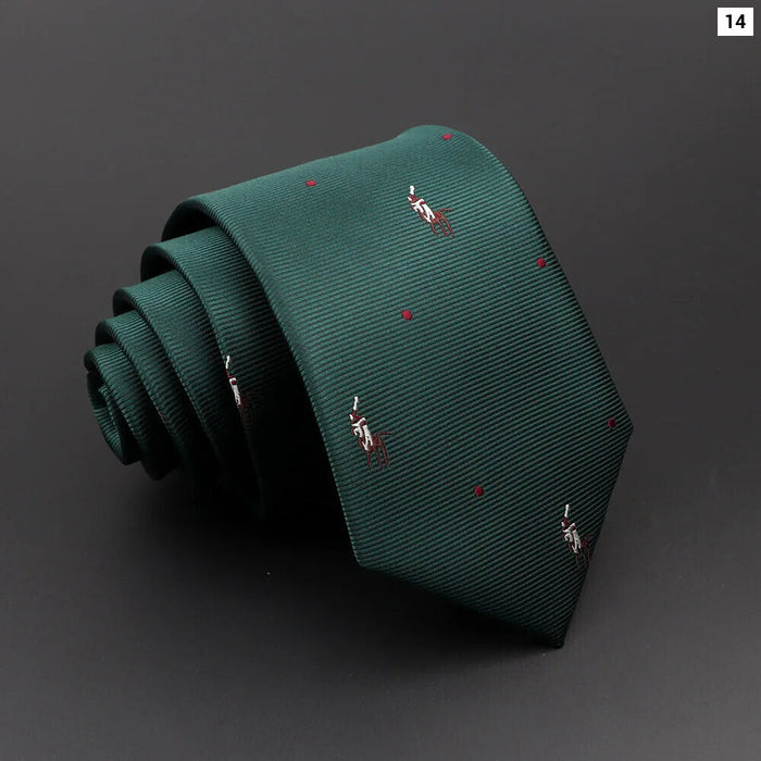 Floral Feather Tie For Weddings And Daily Wear