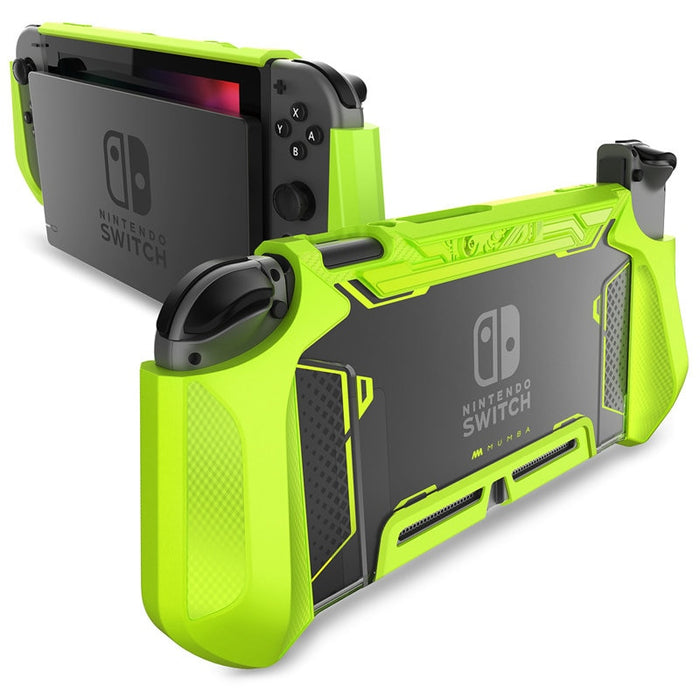 For Nintendo Switch Case MUMBA Series Blade TPU Grip Protective Cover Dockable Case Compatible with Console & Joy-Con Controller