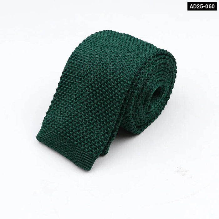 Colourful Knit Tie For Men Weddings Business And Parties