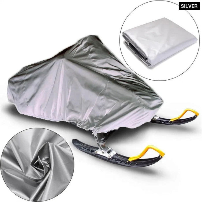 Snowmobile Cover Waterproof Dust Trailerable Sled Cover Storage Anti-UV All-Purpose Cover