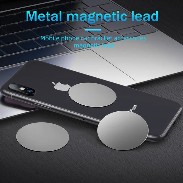 5 Magnetic Metal Plates For Car Phone Holder Universal Iron Stickers For Mounting Auto Adsorption