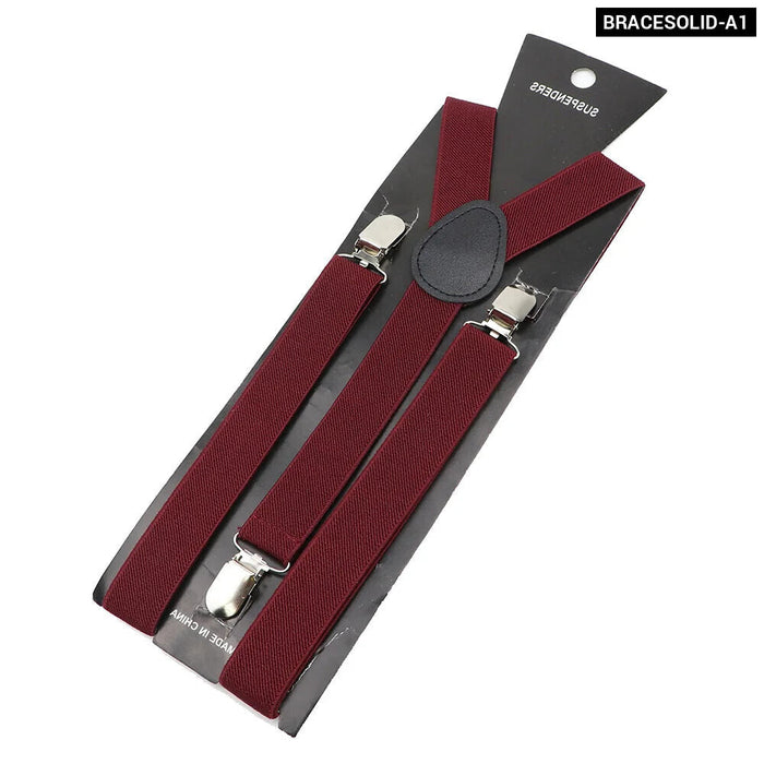 Adjustable Unisex Suspenders For Weddings