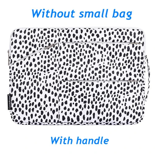 For Macbook Air Pro M1 11,12,13.3,14,15.4,15.6 Inch Leopard Sleeve Case Waterproof Laptop Bag