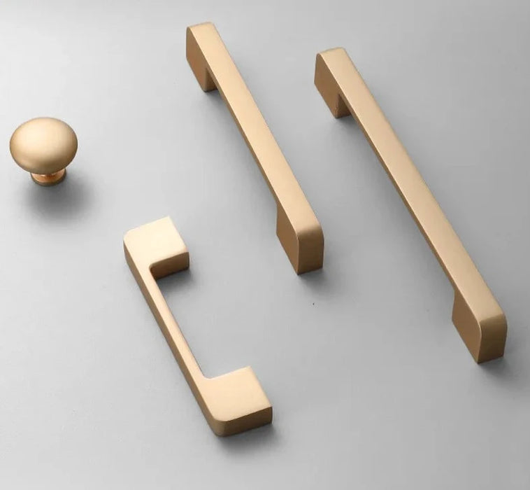 Modern Gold/silver Cabinet Handles Fashionable Kitchen