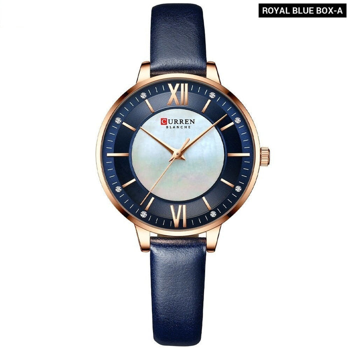 Watches for Women Stylish Luxury Quartz Ladies Clock Elegant Classic Leather Female Wristwatches