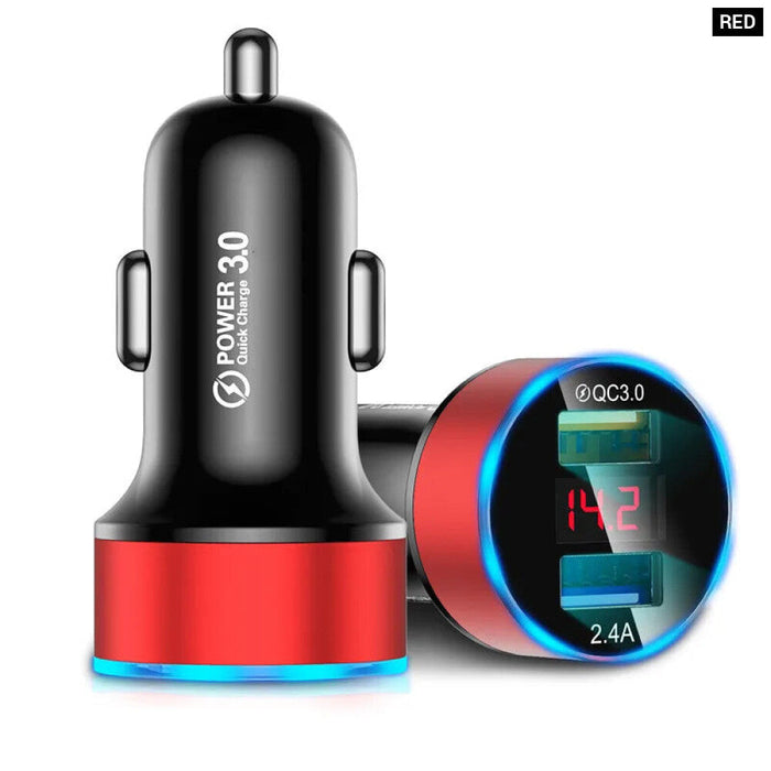 Universal Dual Usb Car Charger For Iphone Samsung