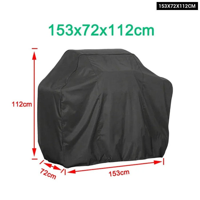 190T/210D BBQ Cover Anti-Dust Waterproof Heavy Duty Charbroil Grill Cover Rain Protective Barbecue Cover