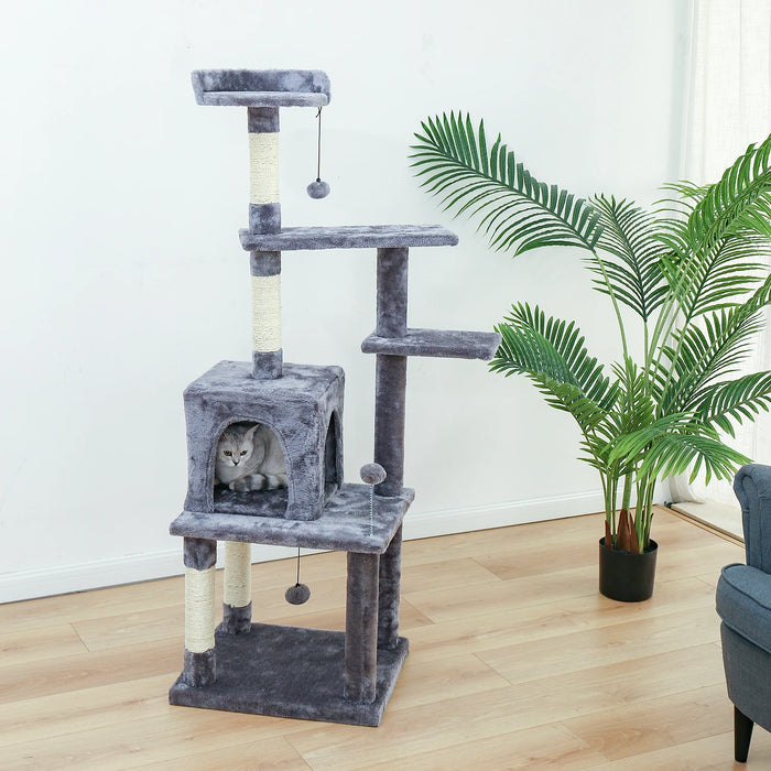 Multi Level Cat Tree Condo Toys Nest