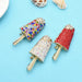 Popsicle Ice Sucker Brooch 3 Colours Party Casual