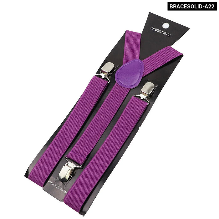 Adjustable Unisex Suspenders For Weddings