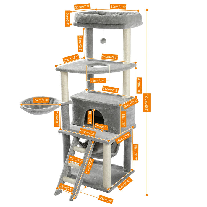 Multi Level Cat Tree Sisal Scratching Posts