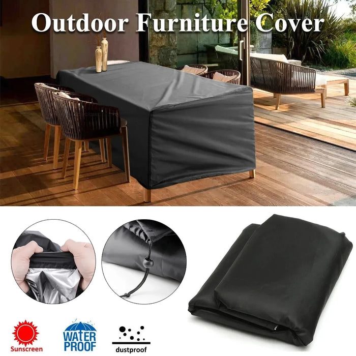 Outdoor patio Waterproof cover  garden furniture cover rain and snow chair cover sofa table and chair dust cover 38Size