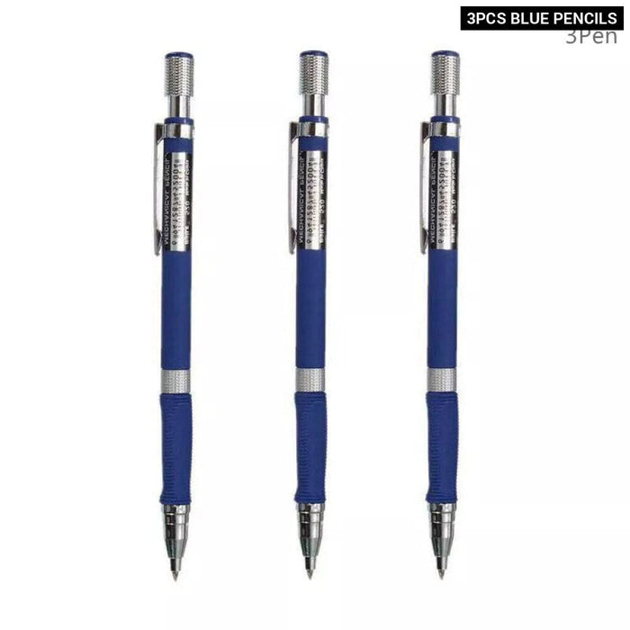 2.0Mm Mechanical Pencil Set With Colour Black Lead Refills For Drafting Writing Crafting Art Sketch