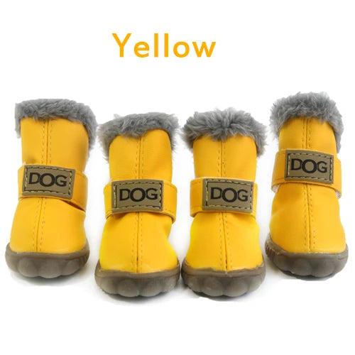 4 Piece Anit Slip Winter Dog Boots