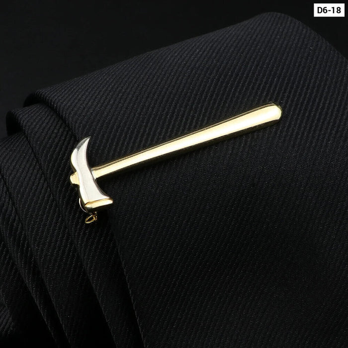 Stainless Tie Clip Set Mens Gift