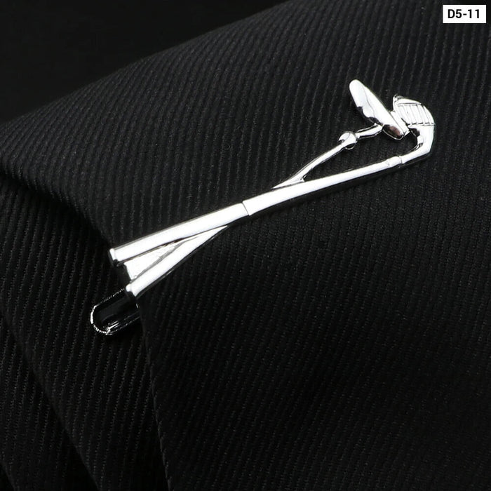 Stainless Tie Clip Set Mens Gift