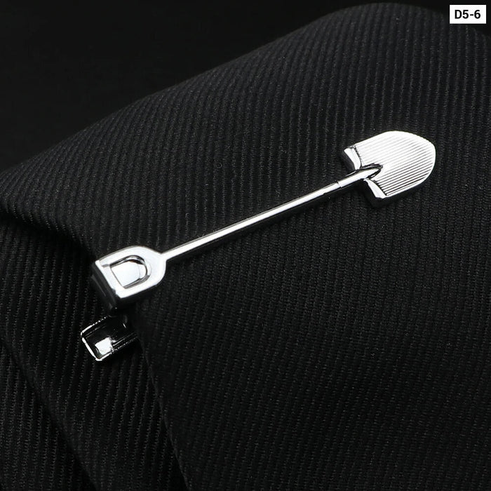 Stainless Tie Clip Set Mens Gift