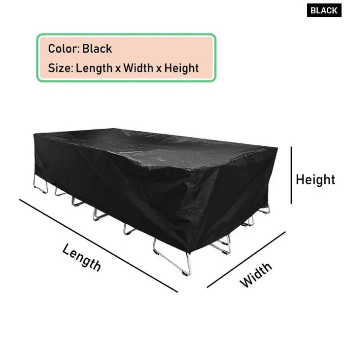 Waterproof Outdoor Patio Garden Furniture Covers Rain Snow Chair Cover for Sofa Table Chair Dust Proof