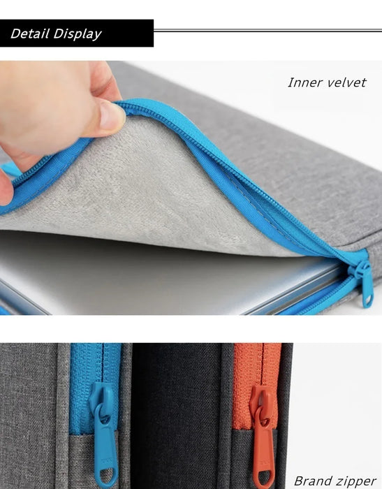 For Macbook Notebook Air Pro Unisex 12,13,14,15,15.6 Inch Nylon Waterproof Sleeve Case Laptop Bag