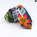 Floral Tie 100% Cotton Skinny Fit Wedding And Party Ready