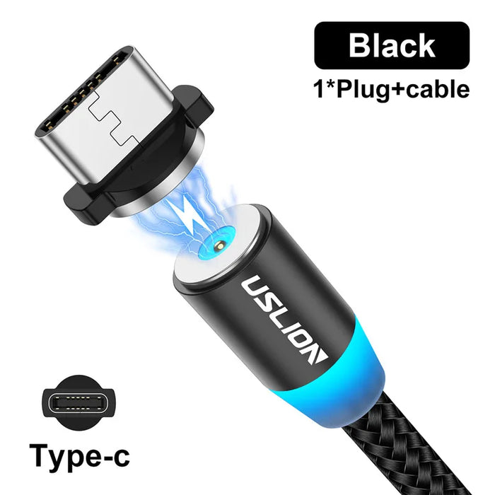 Led Magnetic Usb Cable For Iphone Android