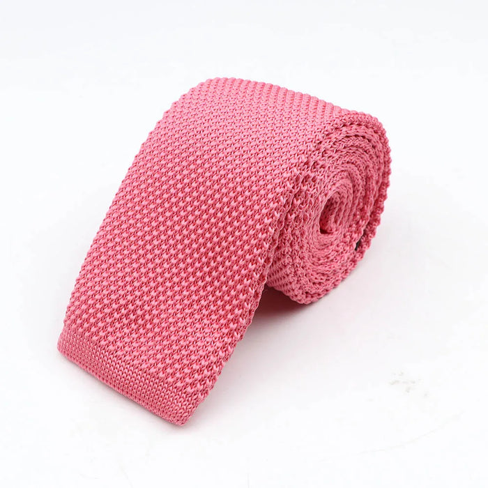 Colourful Knit Tie For Men Weddings Business And Parties