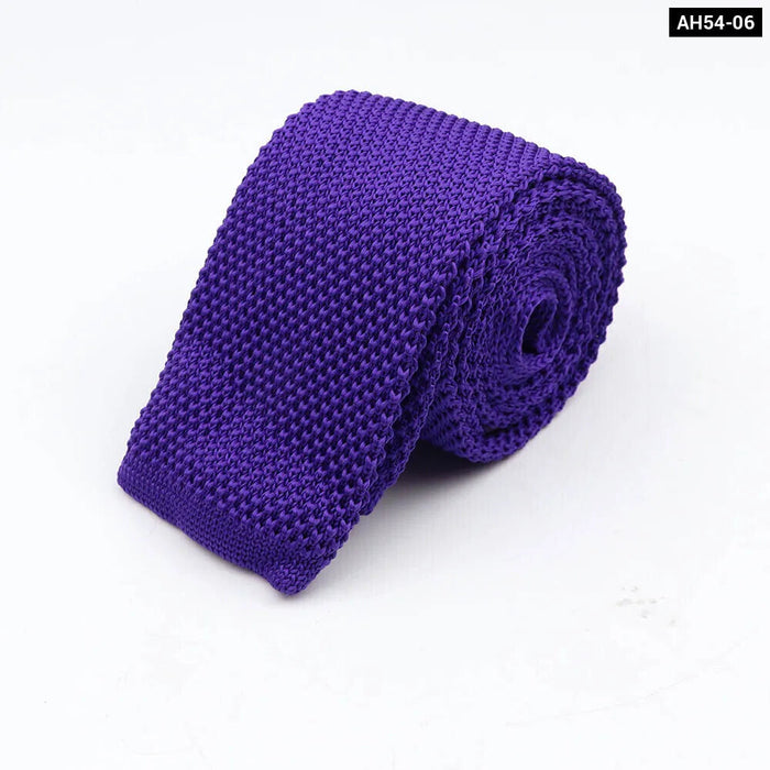 Colourful Knit Tie For Men Weddings Business And Parties