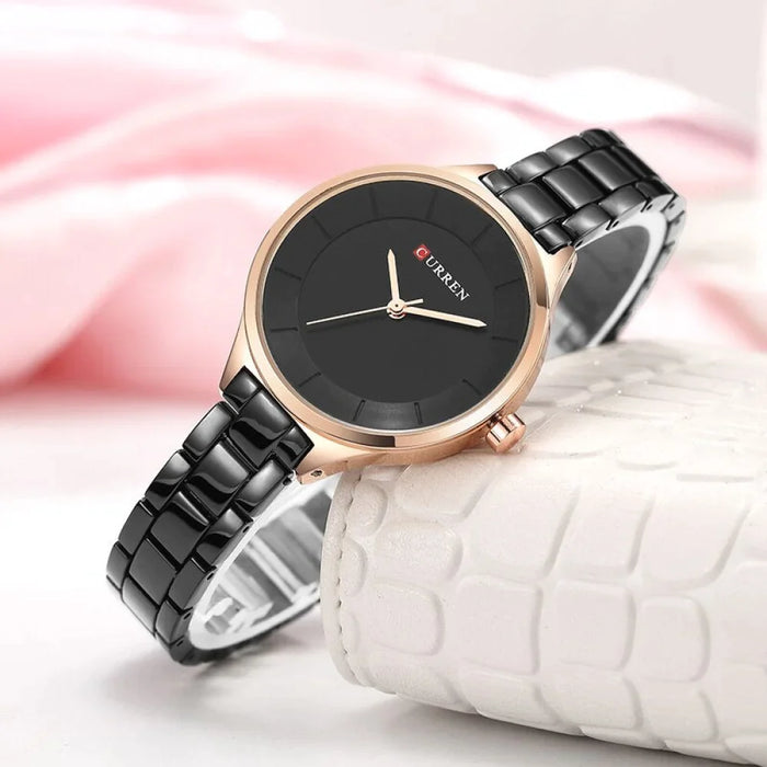 Creative Full Steel Rose Gold Women Dress Watches