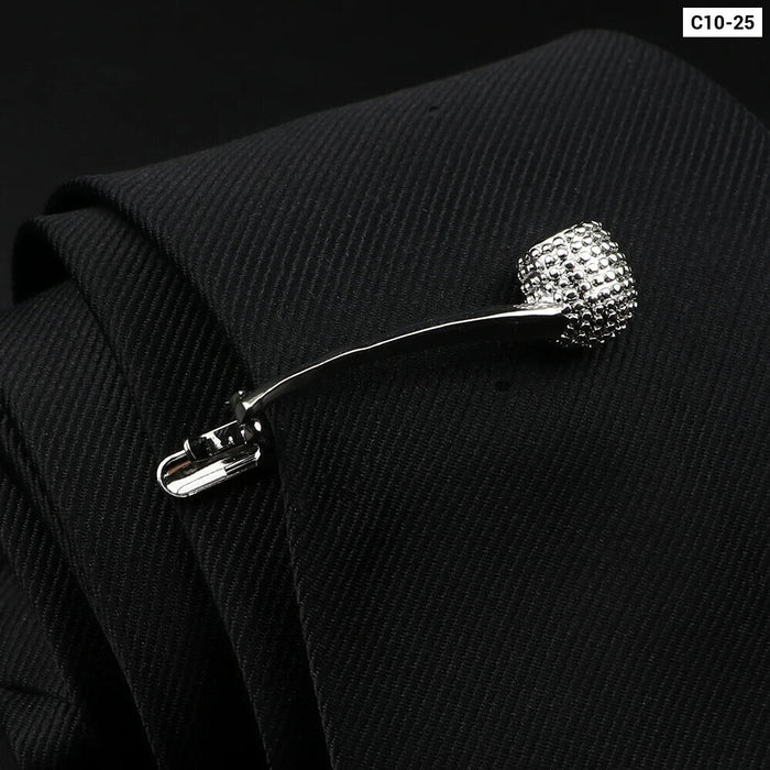 Classy Mens Tie Clip Metal Shark Scissors Anchor Wedding Jewelry