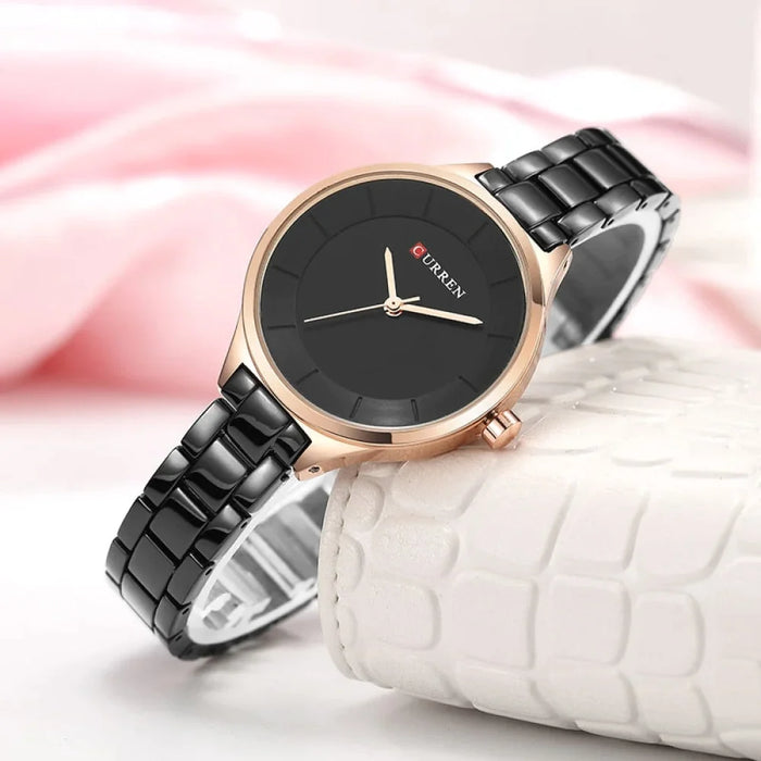 Stainless Steel Quartz Female Fashion Wrist Watch