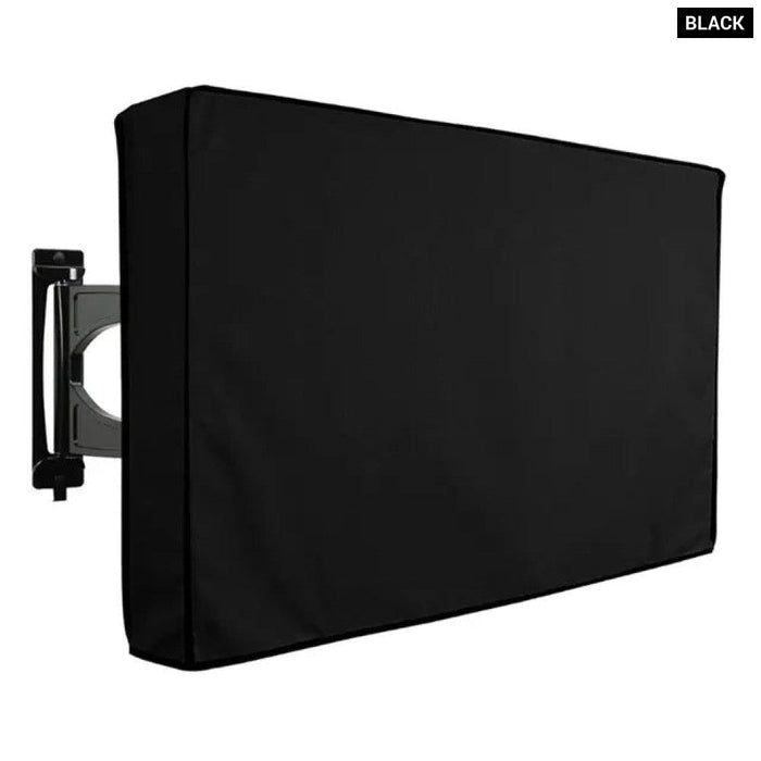 Grey Outdoor TV Screen Cover Weatherproof Universal Protector Dustproof Waterproof Case for 22-65'' LCD Television with