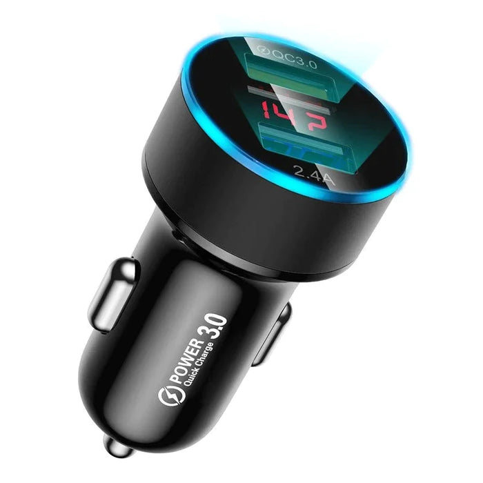 Compact 24V 3A Car Charger For Phones Tablets