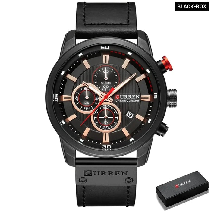 Fashion Date Quartz Men Watches Male Clock Chronograph Sport Mens Wrist Watch Hodinky