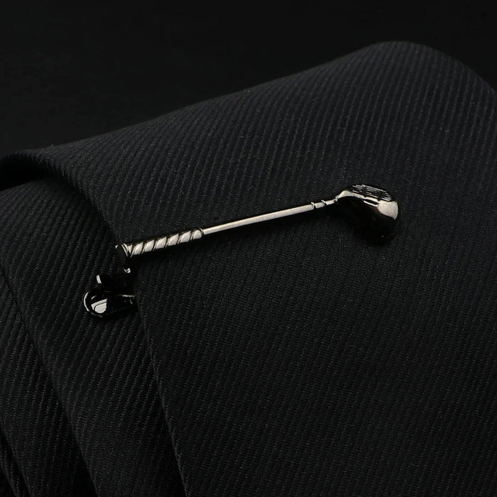 Classy Mens Tie Clip Metal Shark Scissors Anchor Wedding Jewelry