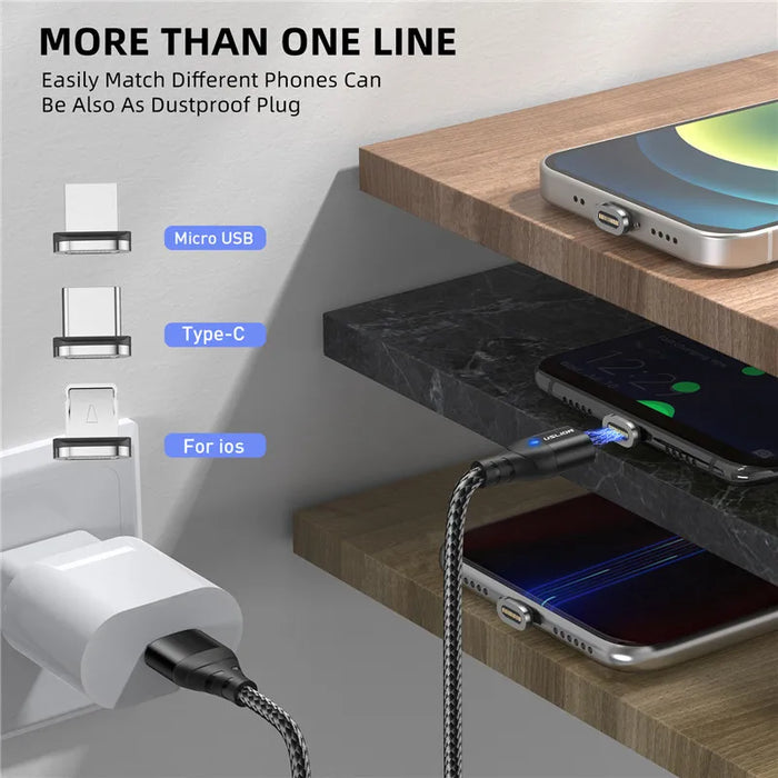 Fast Charging Magnetic Usb Cable For Iphone 12