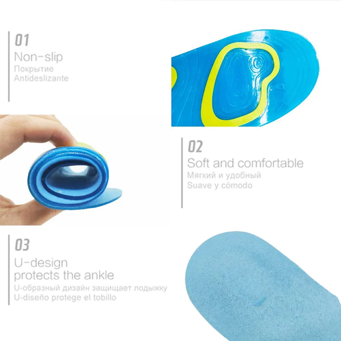 Silicone Gel Ortic Insoles For Shoes