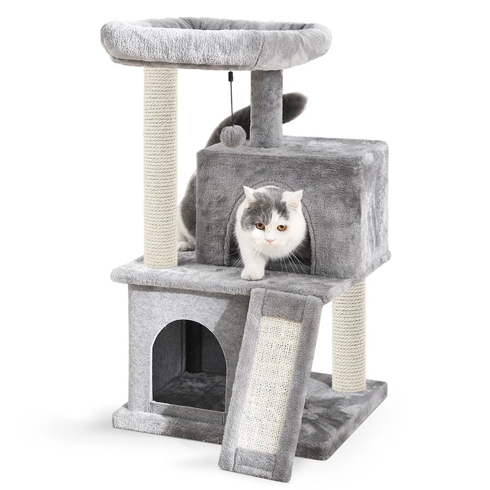 Quick Delivery Cat Tree Tower Sisal Scratching Posts Play Ball